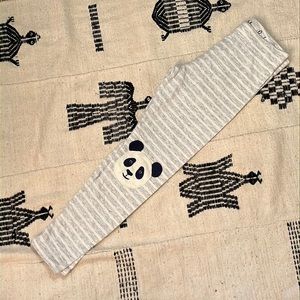 Mini Boden Girls Panda Leggings